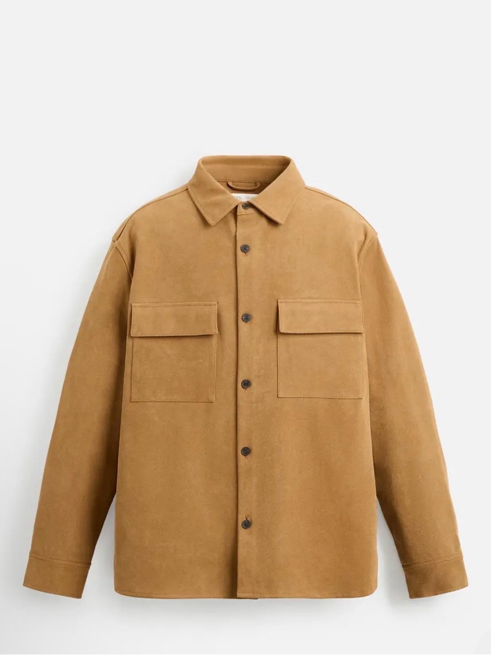 Zara Faux Suede Overshirt-size L
